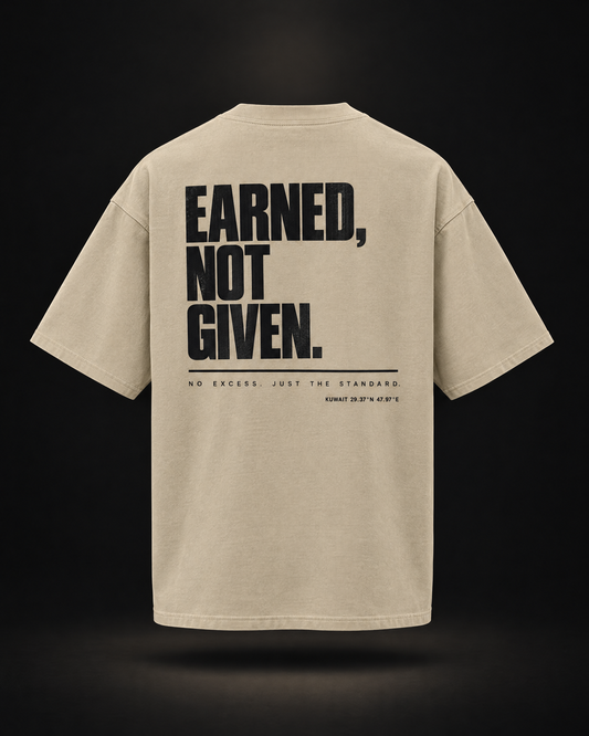 Polar Beast Standard Tee Sand - back