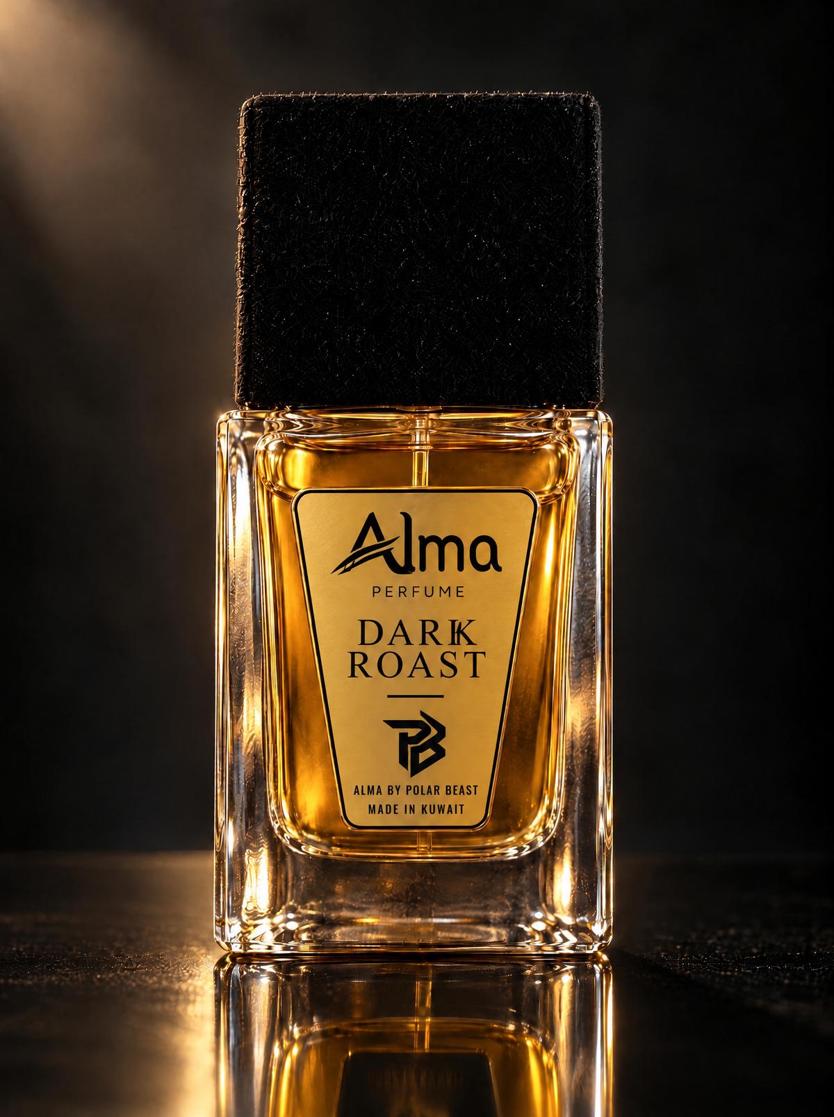 DARK ROAST perfume 50 ml bottle — Alma by Polar Beast, made in Kuwait