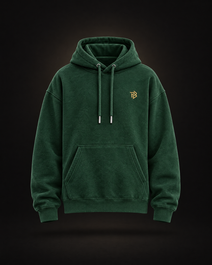 Polar Beast Fleece Set Dark Green - hoodie