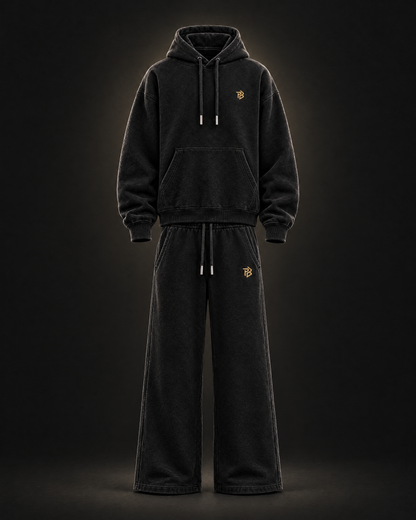 Polar Beast Fleece Set Black - full set