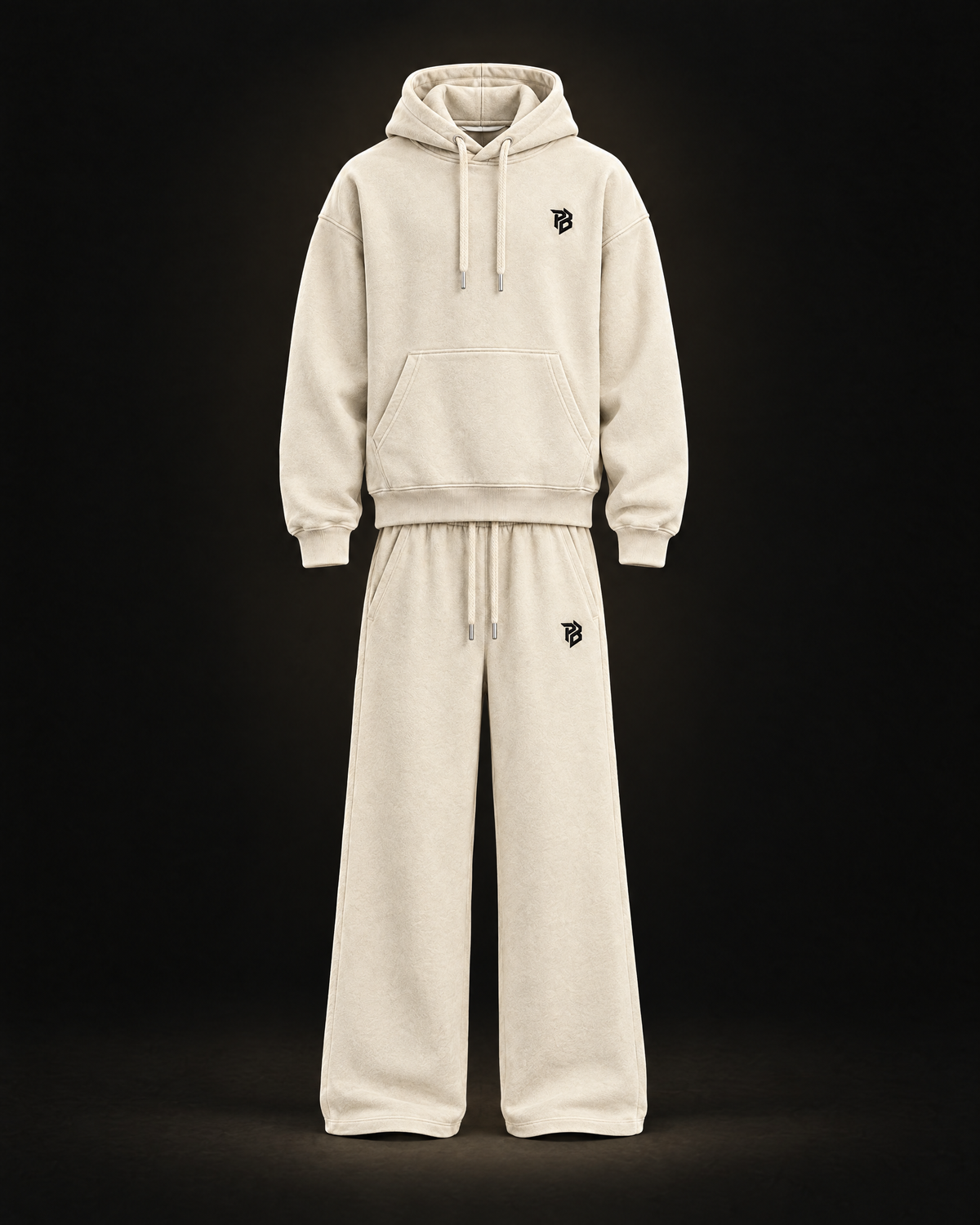 Polar Beast Fleece Set Off-White - full set