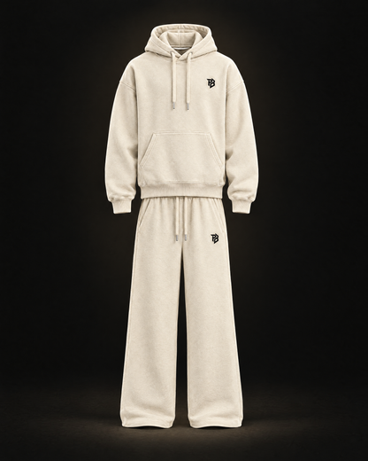Polar Beast Fleece Set Off-White - full set