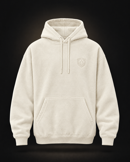 Oversized Fluffy Hoodie Ivory