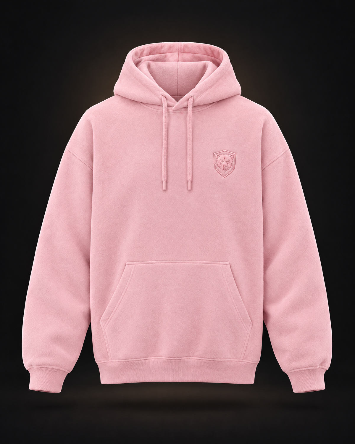 Oversized Fluffy Hoodie Pink