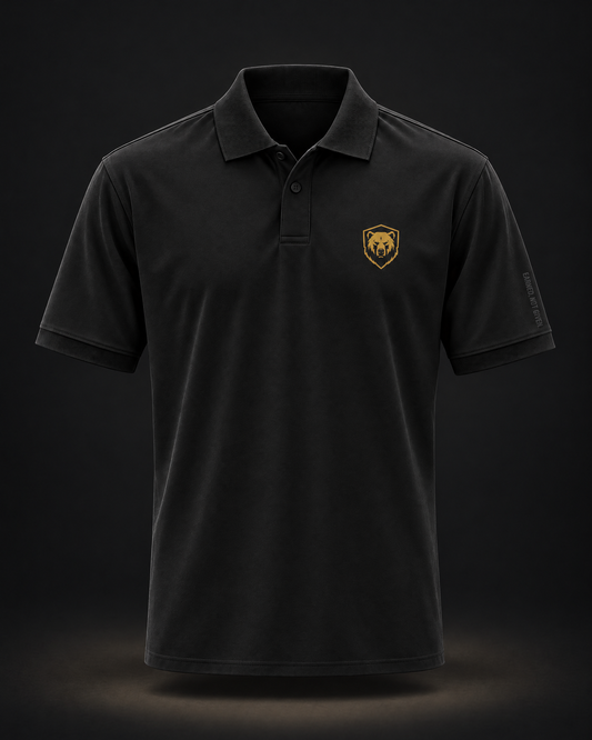 Polar Beast Performance Polo Black