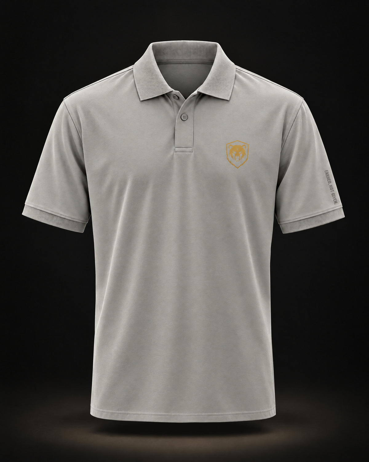 Polar Beast Performance Polo Stone Grey