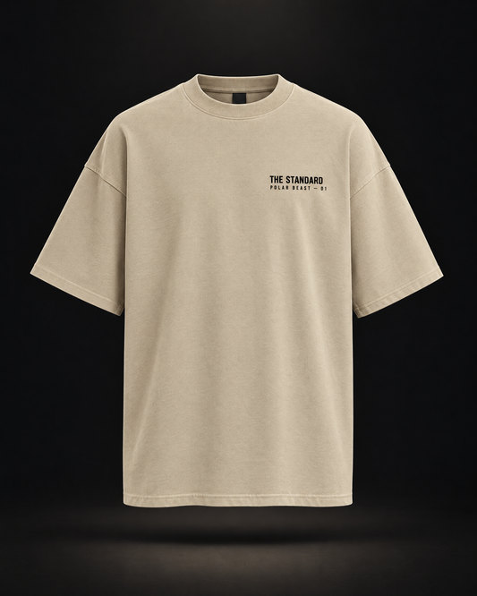 Polar Beast Standard Tee Sand - front