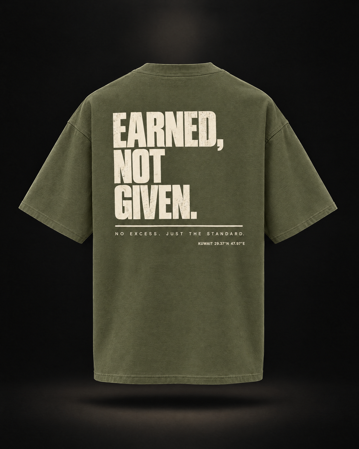 Polar Beast Standard Tee Olive - back