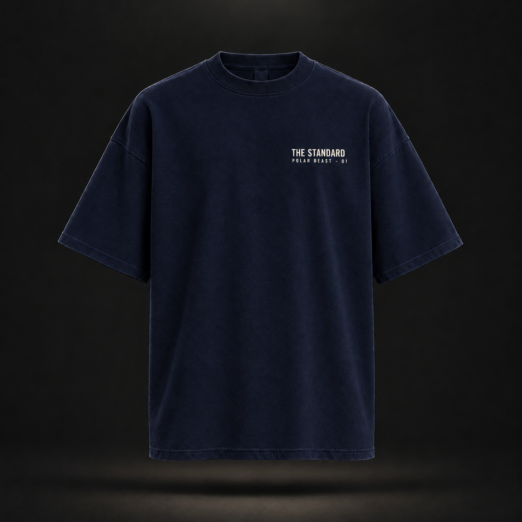 Polar Beast Standard Tee Navy Blue - front
