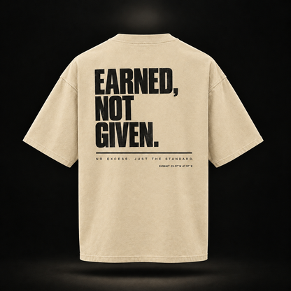 Polar Beast Standard Tee Beige - back