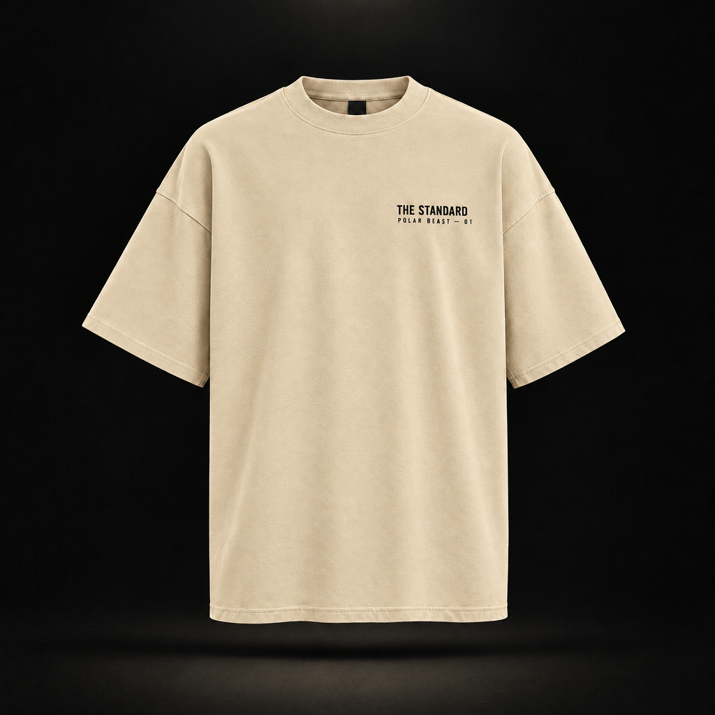 Polar Beast Standard Tee Beige - front