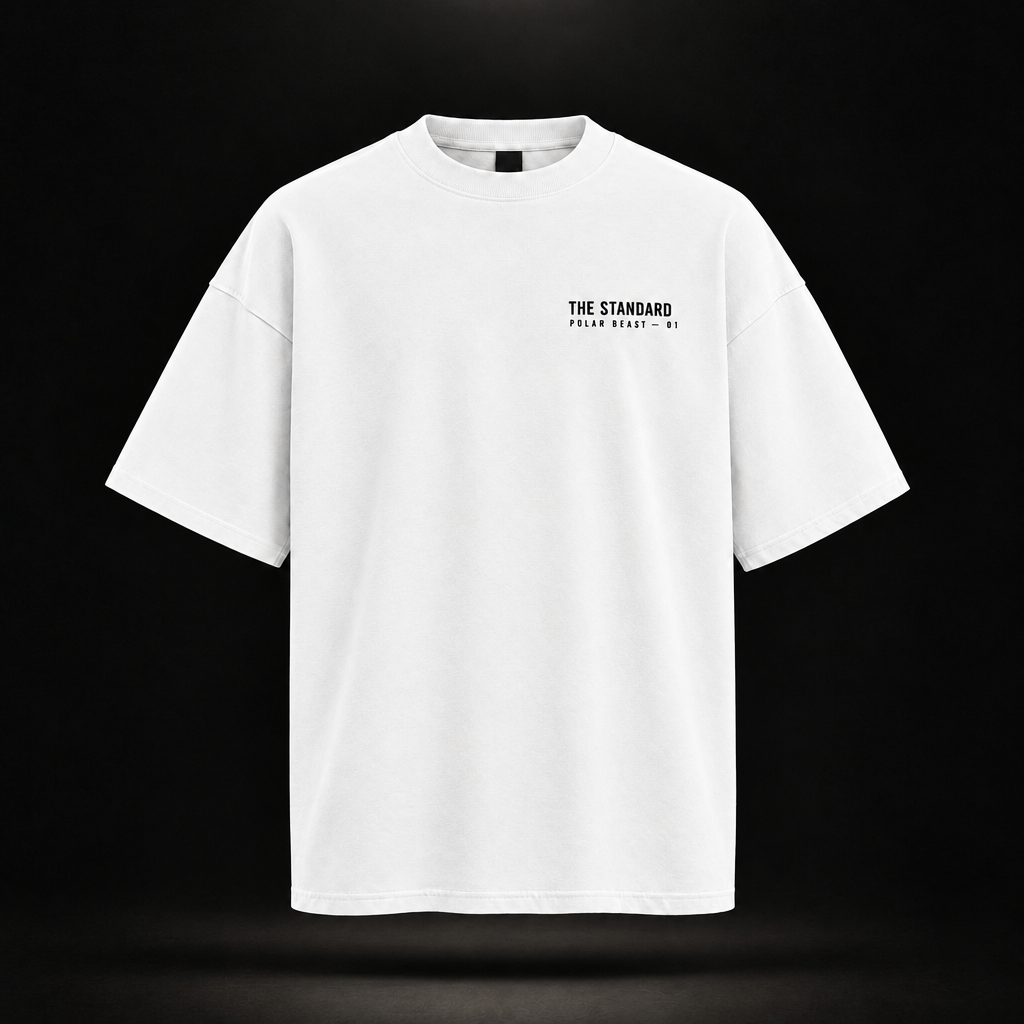 Polar Beast Standard Tee White - front